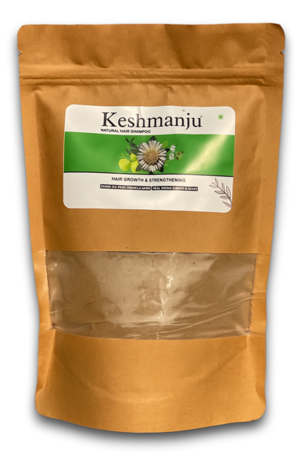 Keshmanju Ayurvedic Shampoo for Hair Growth | Anti-Dandruff Shampoo | Shampoo for Thick & Strong Hair | Ayurvedic Shampoo for Healthy Hair